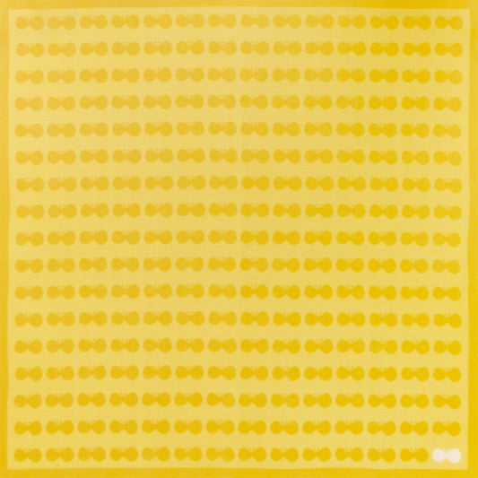 和の色 はんかち 蝶々 菜の花