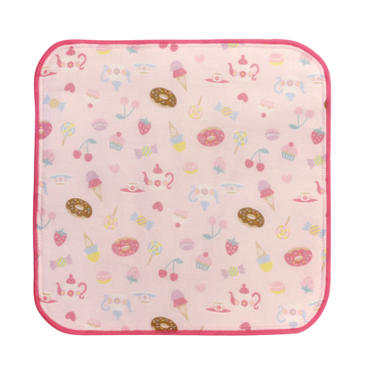 和心 手のひらサイズのタオルはんかち おかし