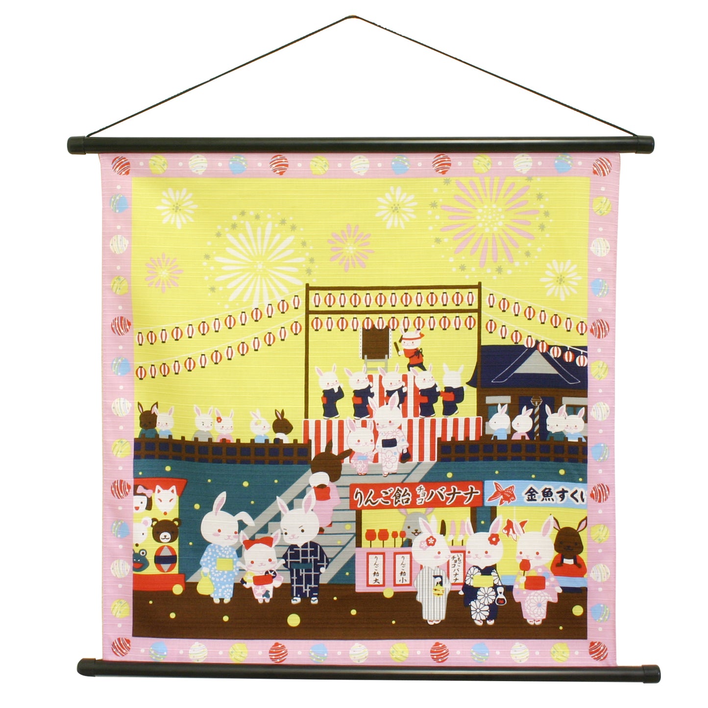 四季彩布 タペストリー 盆踊り