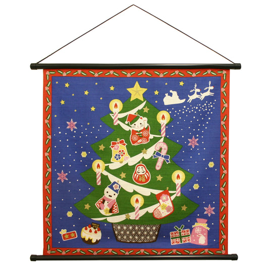 四季彩布 タペストリー クリスマス