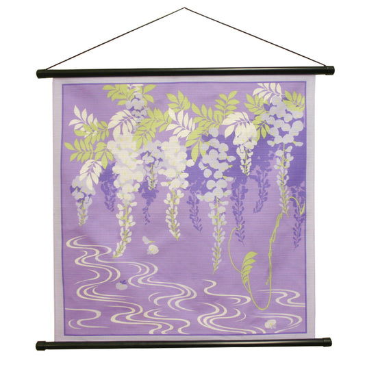 花景色 タペストリー 藤