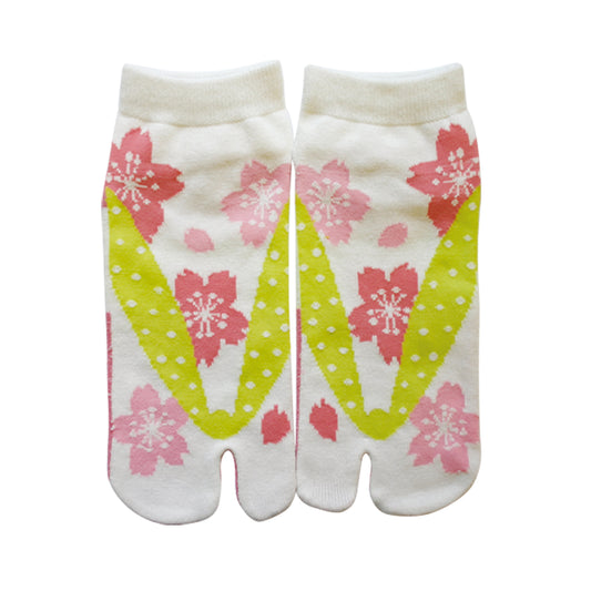 和心 足袋ソックス スニーカー丈 レディース 草履ざくら